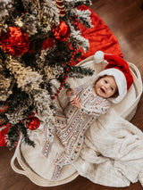 Pijama de Navidad de Bambú Candy Cane Lane - Zippy