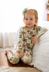 Pijama de bambú de 2 piezas Harvest Hedgehogs