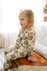 Pijama de bambú de 2 piezas Harvest Hedgehogs