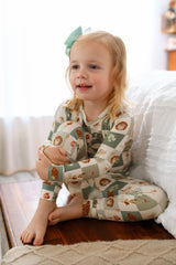 Pijama de bambú de 2 piezas Harvest Hedgehogs