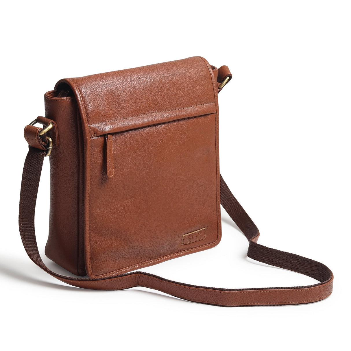 Bolso bandolera de cuero para viajes y trabajo