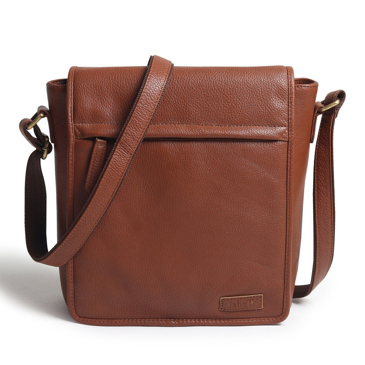 Bolso bandolera de cuero para viajes y trabajo