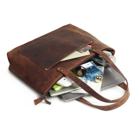 Bolso grande de cuero Rachel
