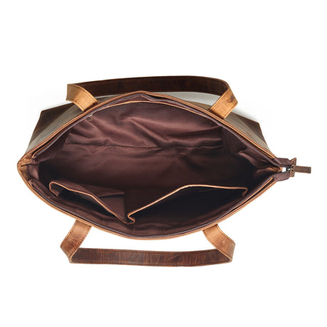 Bolso grande de cuero Rachel