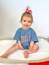 Romper tipo camiseta holgada Daisy de EE. UU.