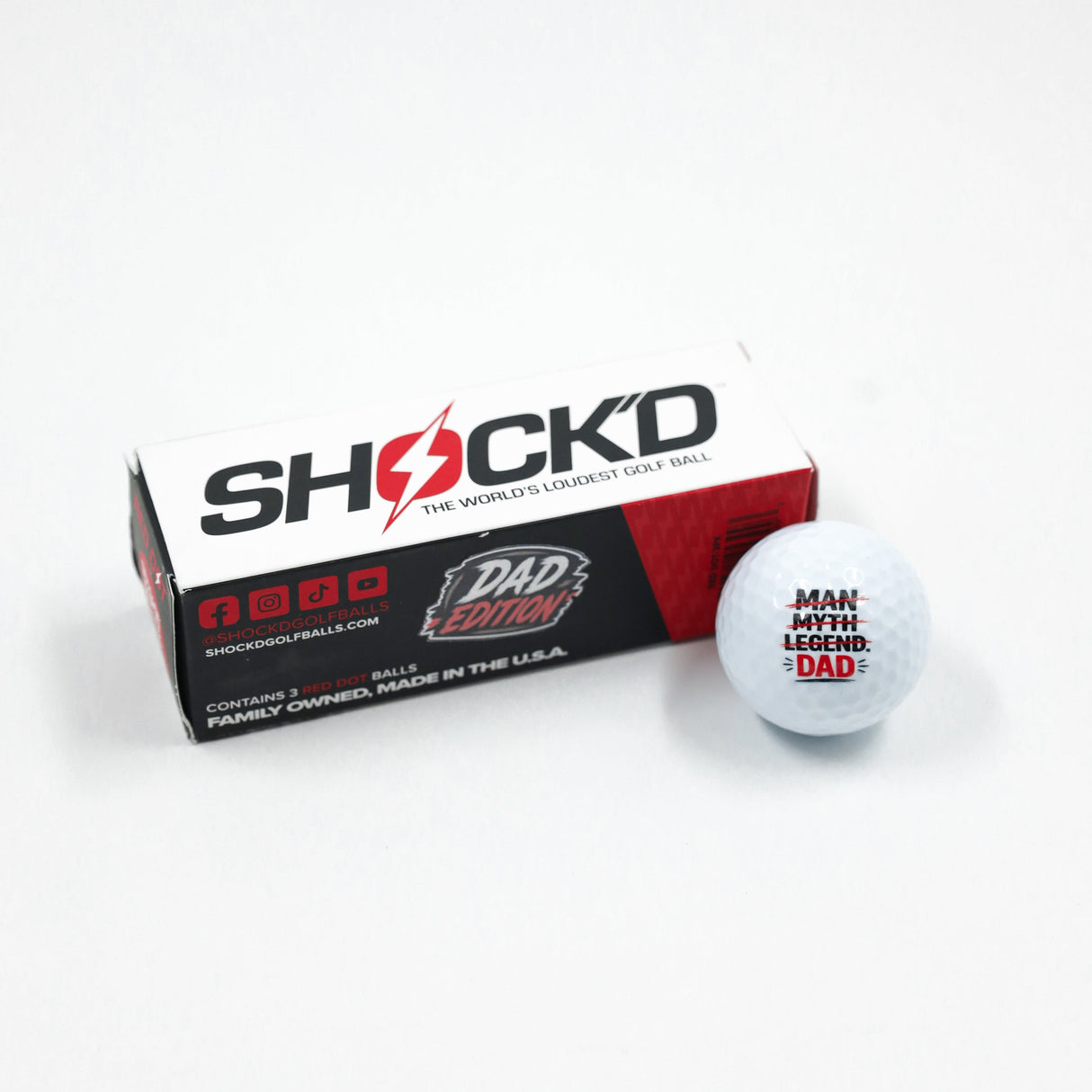 PAQUETE 3 POR EL PRECIO DE 1 - Pelotas de Golf SHOCK'D