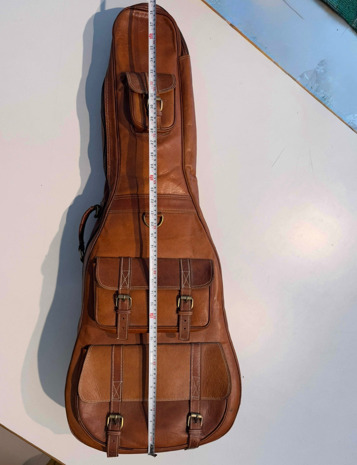 Estuche de cuero personalizado para guitarra