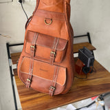 Estuche de cuero personalizado para guitarra