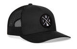 Idaho Trucker Hat  |  Black IDA X Snapback