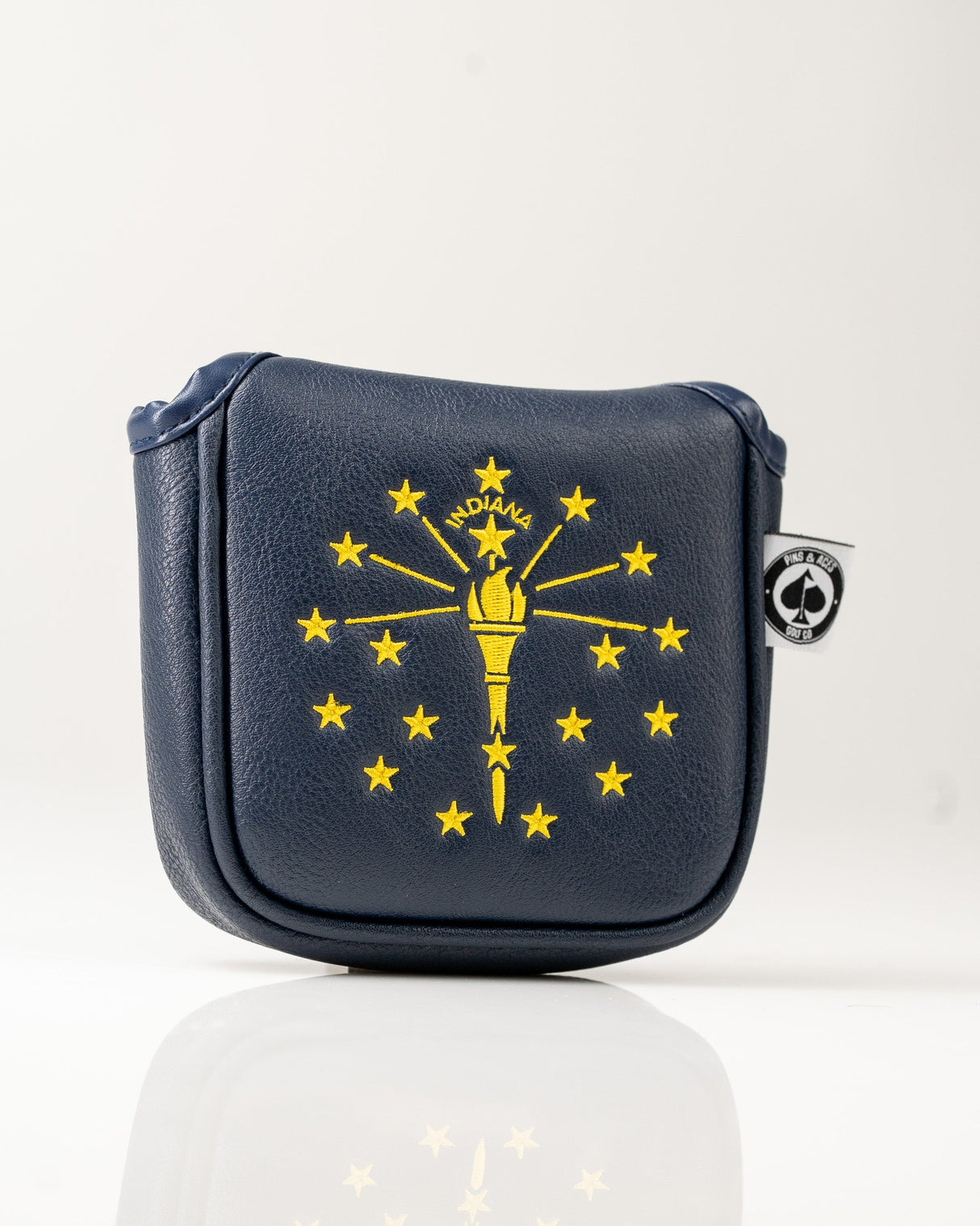 Bandera del estado de Indiana - Cubreputt de mazo