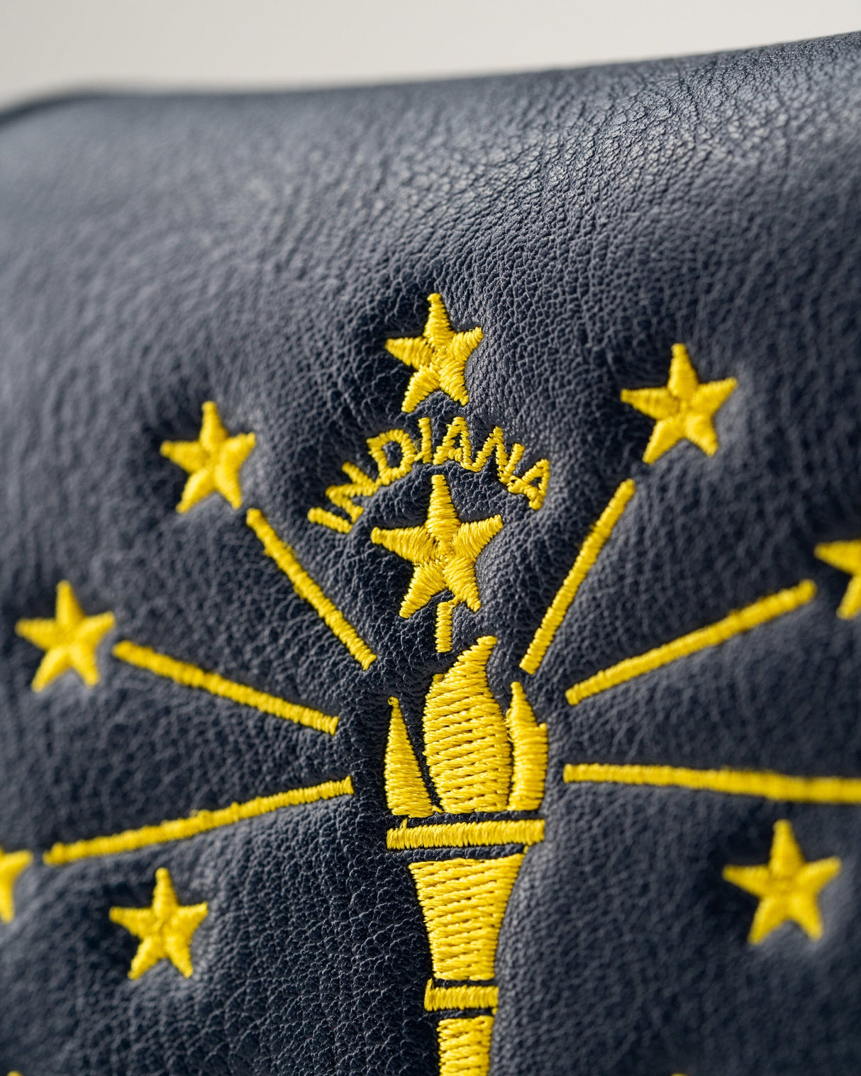 Bandera del estado de Indiana - Cubreputt de mazo