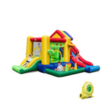 Castillo Hinchable con Toboganes Dobles y Soplador de 735 W