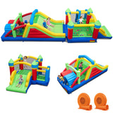 Inflatable Bounce House Blow up Jumping Bouncer with 750W Blowers