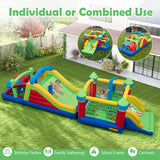 Inflatable Bounce House Blow up Jumping Bouncer with 750W Blowers