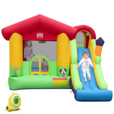 Castillo Hinchable con Bolas de Océano y Soplador de Aire de 735W