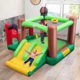 Castillo Hinchable Temático de Granja 6 en 1 con Trampolín y Soplador de 735W