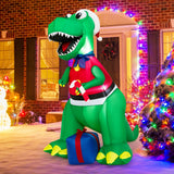 Decoración de Navidad inflable con luces LED y soplador a prueba de agua