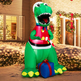Decoración de Navidad inflable con luces LED y soplador a prueba de agua