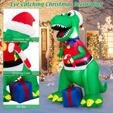 Decoración de Navidad inflable con luces LED y soplador a prueba de agua