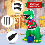 Decoración de Navidad inflable con luces LED y soplador a prueba de agua