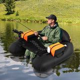 Inflatable Float Tube with Adjustable Fishing Rod Holder and Fish Hook Stator