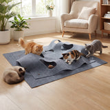 Túnel Interactivo Plegable para Gatos de Interior
