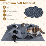 Túnel Interactivo Plegable para Gatos de Interior