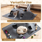 Túnel Interactivo Plegable para Gatos de Interior