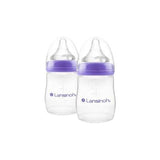 Lansinoh Baby Bottle Set with NaturalWave Nipple, BPA-free, Anti-colic, 160ml