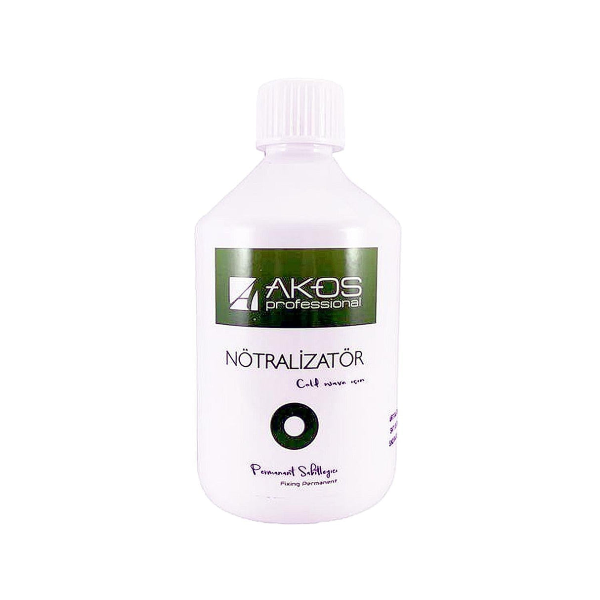 Akos Hair Neutralizer & Stabilizer 500ml - Professional Hair Care for Chemically Treated Hair