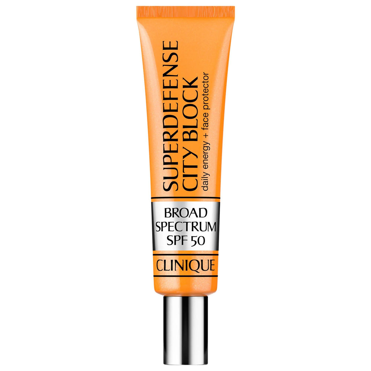 Superdefense City Block Face Sunscreen SPF 50: Daily UVA/UVB Anti-Aging Sun Protection for Sensitive Skin, Lightweight & Tinted