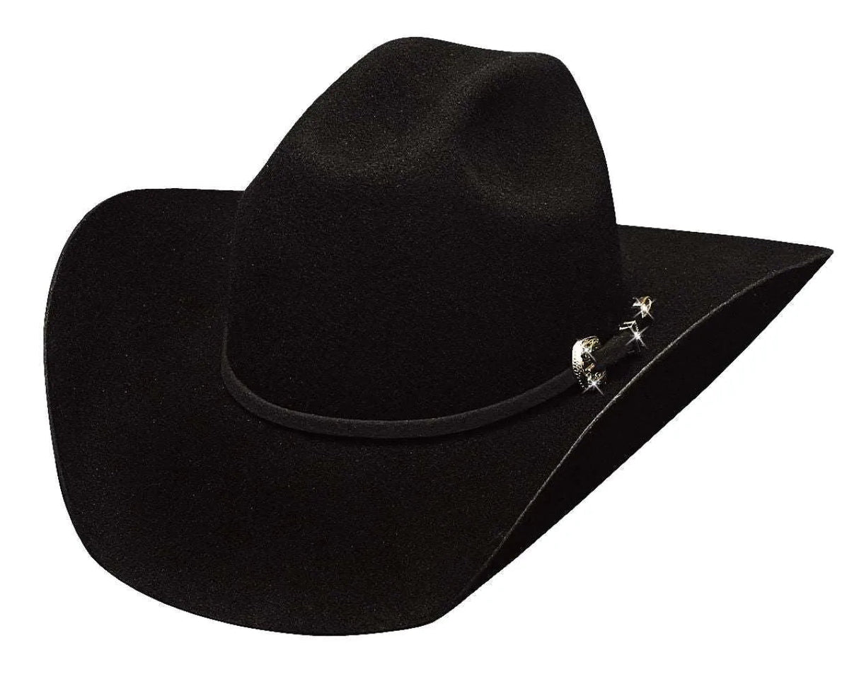Bullhide Kingman Jr - Sombrero vaquero de fieltro de lana para niños