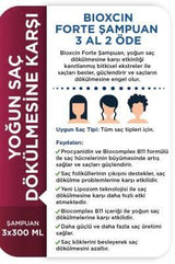 Bioxcin Forte Intensive Hair Loss Shampoo with BIOCOMPLEX B11 - Strengthens Weak Hair Roots, Nourishes Hair & Scalp