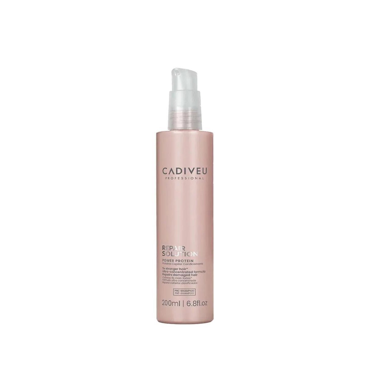 Cadiveu Repair Solution Power Protein Pre-Shampoo Treatment for Damaged Hair - 200ml, Nourishing Protein-Based Formula