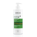 Vichy Dercos Anti-Dandruff Shampoo for Dry Hair - 390ml - Salicylic Acid, Hypoallergenic - Dandruff & Itchy Scalp Relief