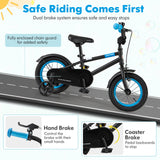 Kids Bike with Adjustable Handlebar and Saddle Black