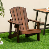 Kid's Adirondack Chair with High Backrest and Arm Rest