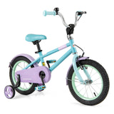 Bicicleta infantil con manillar y sillín ajustables Morado