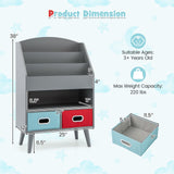 Estantería infantil con compartimento abierto para niños de 3+ años