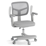 Kids Desk Chair Children Study Chair with Adjustable Height Armrest and Footrest
