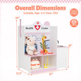 Kids Doctor Play Set with Adjustable Height Bar
