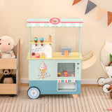 Juego de simulación de camión de helados para niños pequeños con máquina expendedora