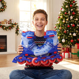 Patines en línea para niños con ruedas iluminadas para principiantes de 9 a 14 años