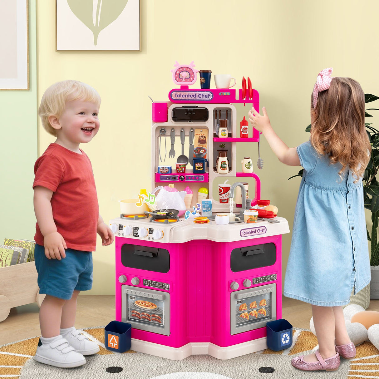 Juego de cocina de juguete para niños