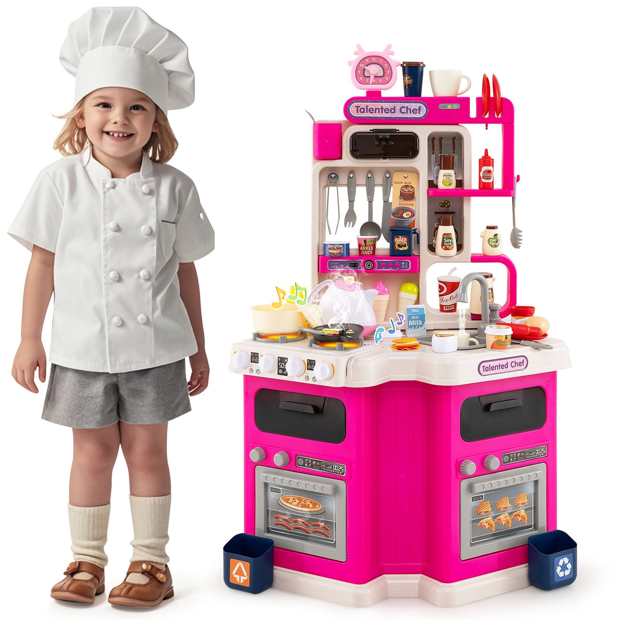 Juego de cocina de juguete para niños