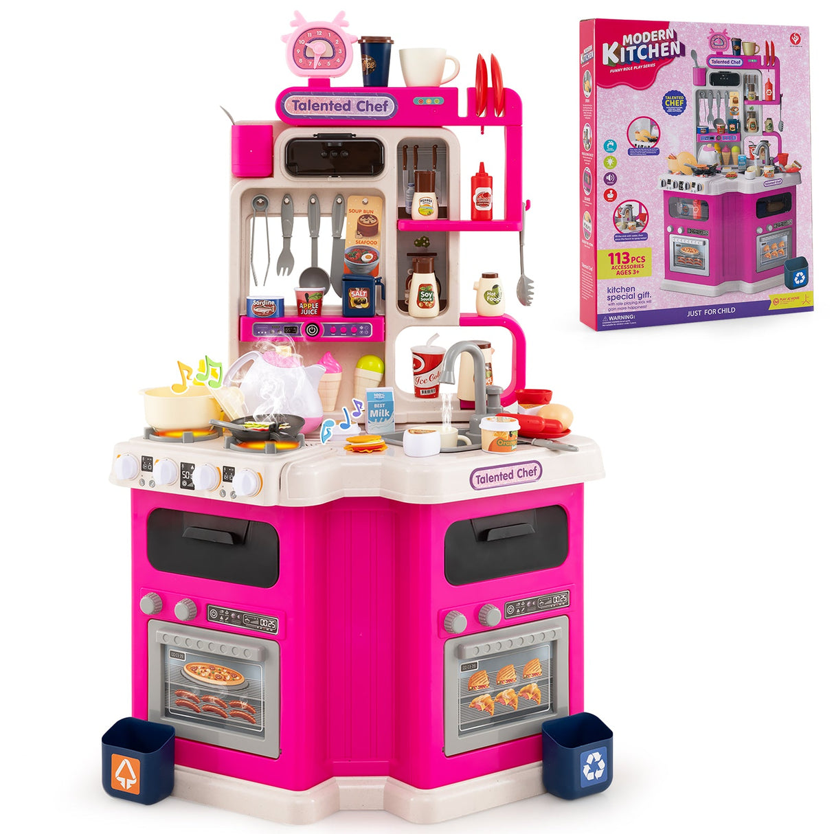 Juego de cocina de juguete para niños