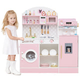 Juego de Cocina de Madera para Niños con Cafetera y Accesorios