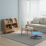 Kids Learning & Play Essentials Bundle - Bookshelf + 4-in-1 Activity Table Set + 360¬∞ Swivel Chair