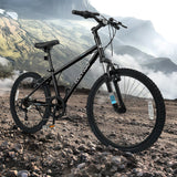 Kids Mountain Bike 20 24 Inch Child Bicycle for Boys Girls Aged 8+ Years Old Black