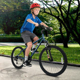Bicicleta de montaña para niños de 20 y 24 pulgadas, para niños y niñas de 8 años o más, color azul marino